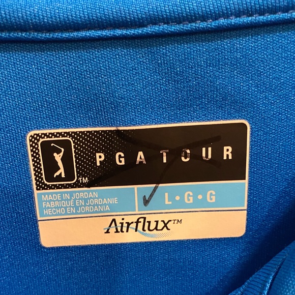 Blue Golf Shirt size Large - Picture 3 of 3